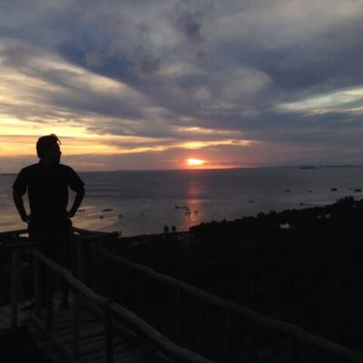 sunset bukit joko tuwo karimunjawa